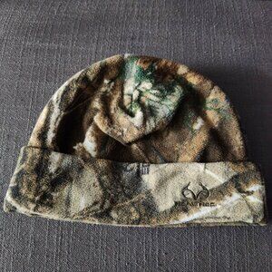 Realtree Camouflage Beanie Toque Hat Mens OS Fleece